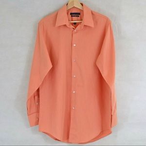 Jeffery Beene Fitted Dress Shirt SZ M 32/33